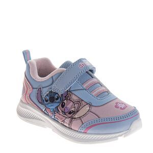 Josmo Girls Lilo & Stitch Sneaker(Toddler/Little Kid), Blue/Pink, 10